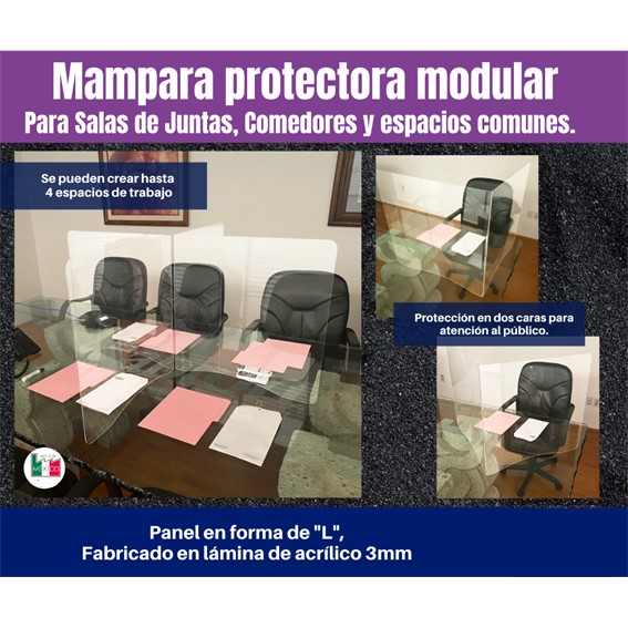 MAMPARA PROTECTORA DE ACRILICO 509CR